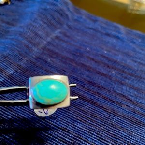 Turquoise in Sterling Silver Ring Size 6